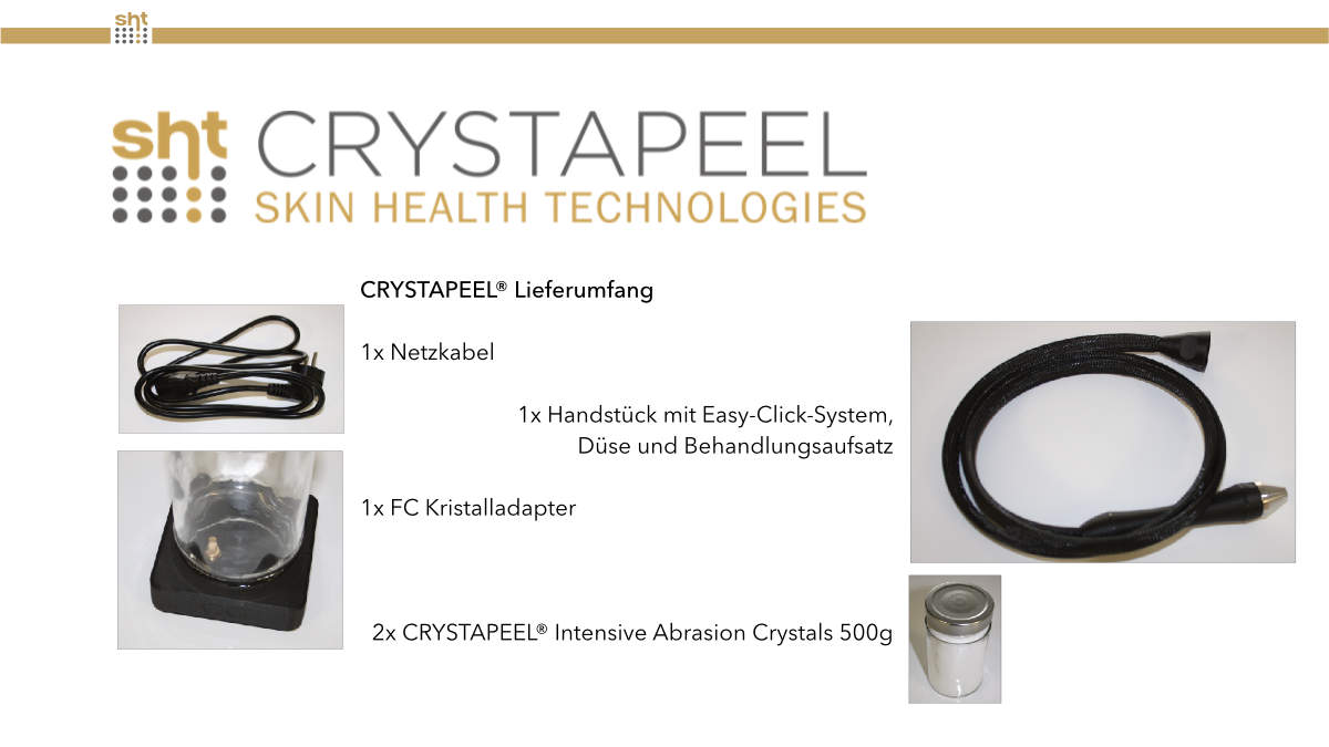 sht crystapeel mikrodermabrasion microdermabrasion geraet behandlungen berlin lieferumfang